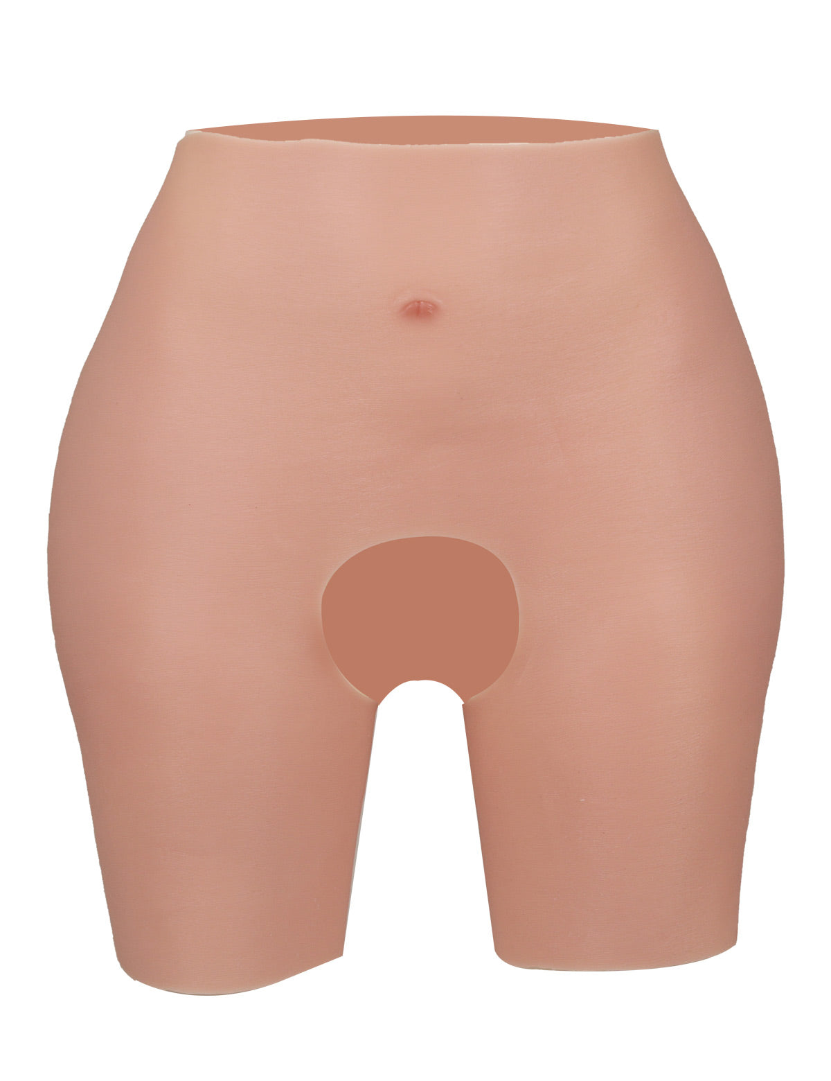 Silicone Hip & Butt Enhancer Shorts, Realistic Curve Pads with Open-Crotch Easy Wear for Crossdresser & Cosplay