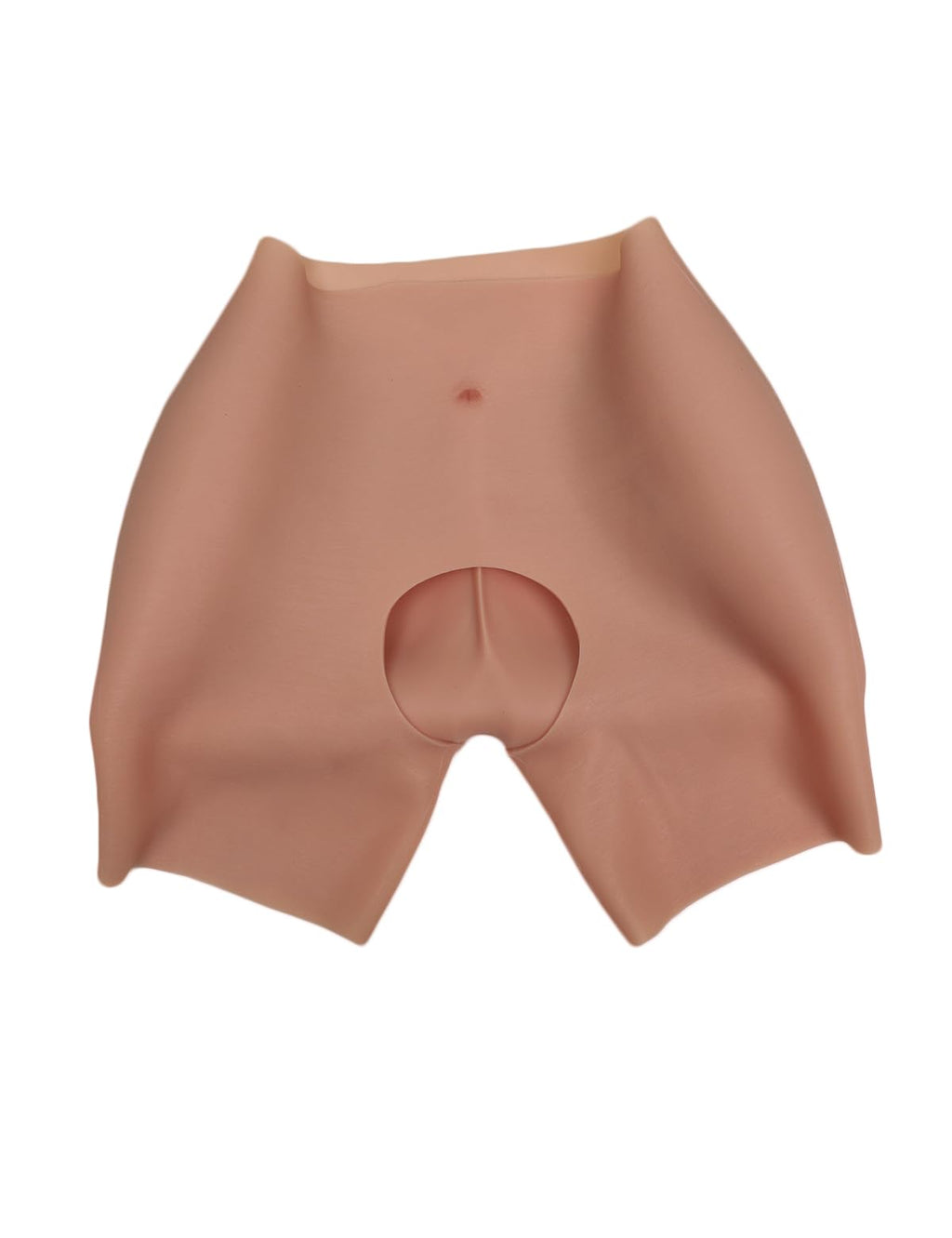 Silicone Hip & Butt Enhancer Shorts, Realistic Curve Pads with Open-Crotch Easy Wear for Crossdresser & Cosplay