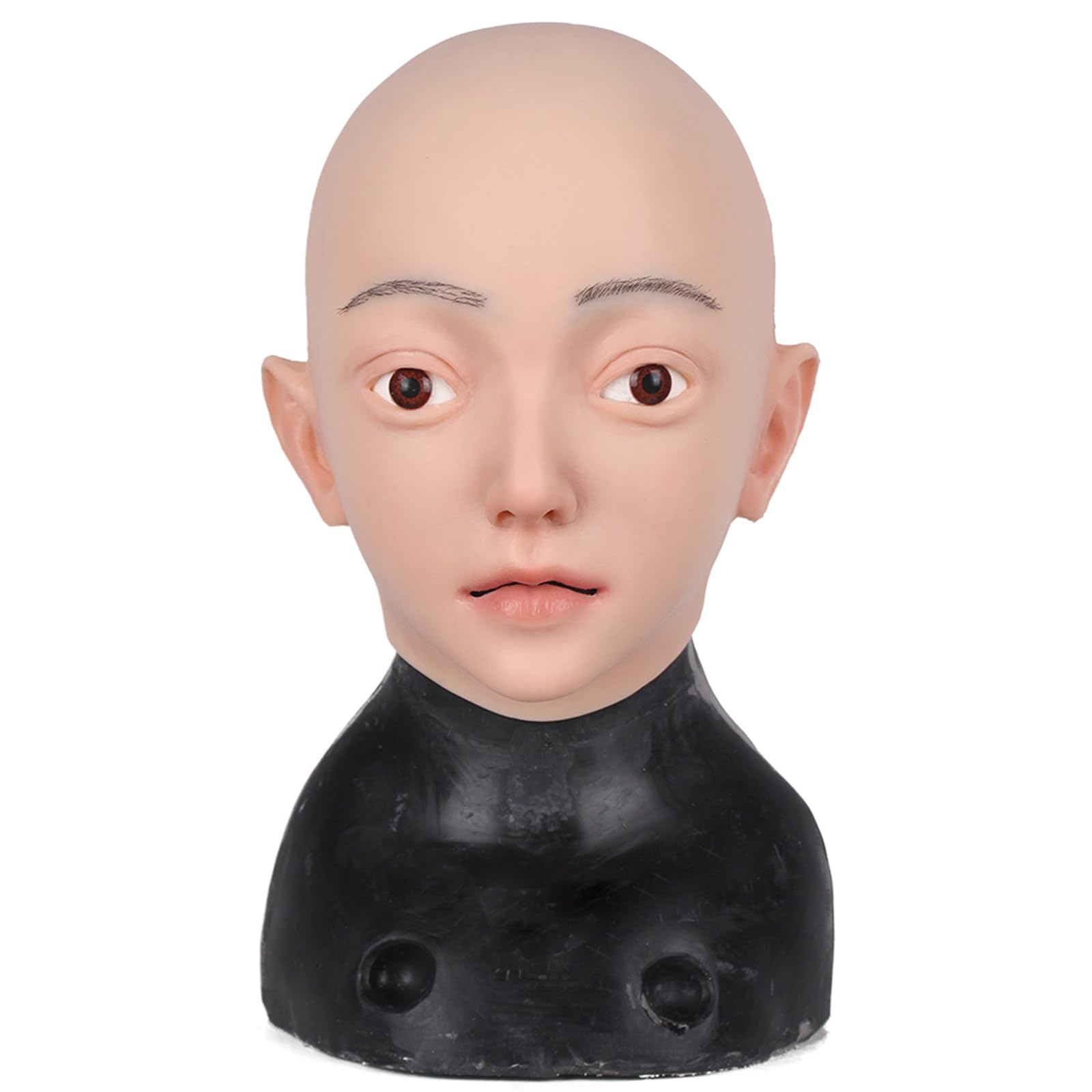 kikookikoo Realistic Silicone Full Face Mask for Adults Female Cosplay Halloween Crossdresser Party Transformation