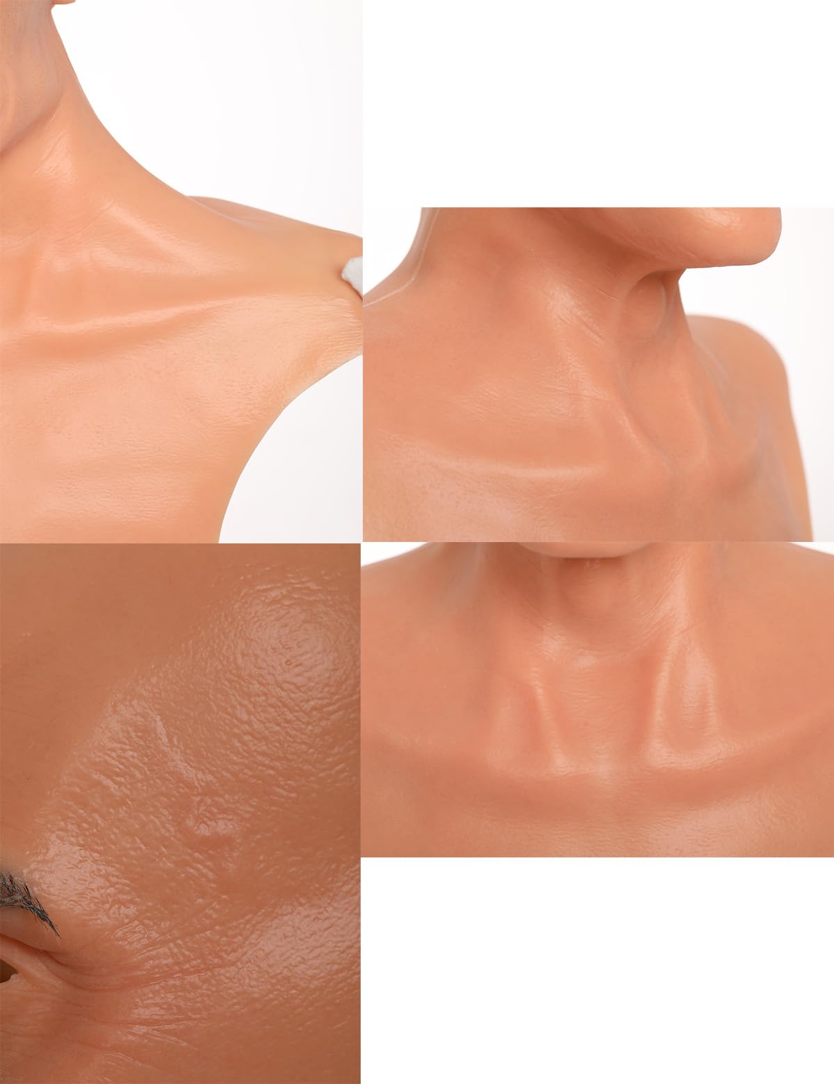 Charles Silicone Head Mask Realistic Old Man Face Masks Cosplay Prank Costume Props Masquerade