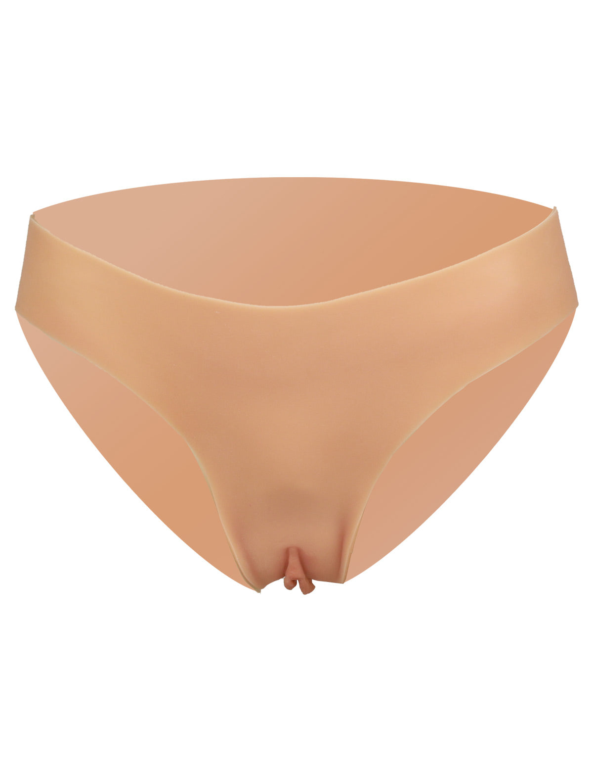 Silicone Prosthetic Vagina Pants for Transgender, Triangle / Hip / Mid-Thigh Styles with Urination Channel